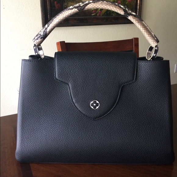 🚫SOLD🚫 LV Capucines MM with Python handle - Picture 8 of 8